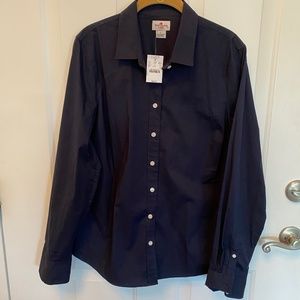J. Crew NWT. Women's Blouse. Navy